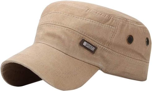 YOLAI Casual Mens and Womens Unisex Fashion Retro Sunscreen Baseball Cap Flat Cap