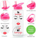 Home Tune 32oz Motivational Water Bottle with Straw & Time Marker, BPA FREE, Leak Proof, Easy Clean (Savage & Average)