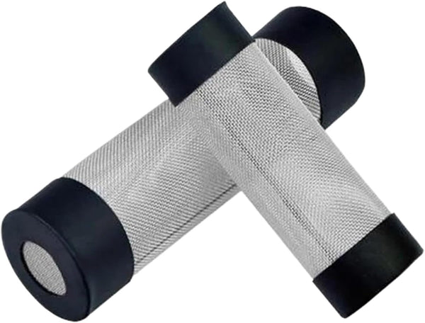 baoauh Aquarium Stainless Steel Mesh Filter Guard 2pcs Stainless Steel Filter Inlet Sleeve