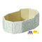 Generic Kid Bathtub for Shower 75x45cm Portable Bathing Pool Folding Tub with Drain