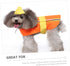 Clothes for Pets Dog Carrying Costume Festival Dog Costume Pet Costumes for Small Dogs Adorable Dog Costume Orange Vest Decor Festival Dog Clothes Clothing Set Polyester Portable