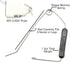 30ft Airfly Blue Crab Throw Line Kit - Cotton Hand Line with Heavy Sinker - Chicken Necking Drop Line for Pier, Dock