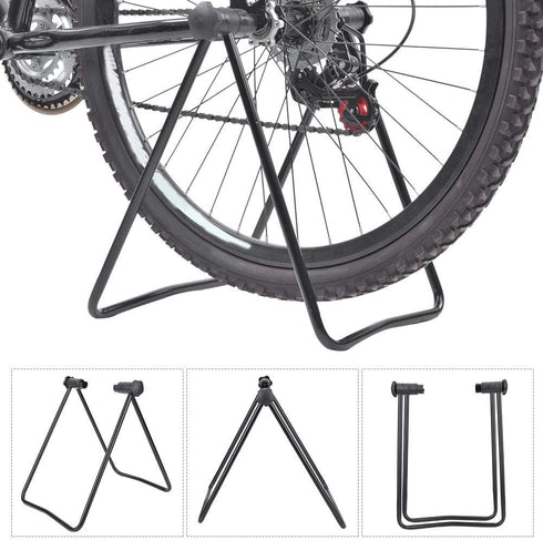 VGEBY Foldable & Portable Bike Support Bracket, Black Steel Tube, 12" by VGEBY