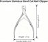 Generic Trimmer Cat and Dog Nail Clippers for Small & Medium Pets - Precision Pet Nail with Included Cat Nail File