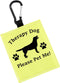 Therapy Dog Hang Tag, Alert Hanging Patches for Therapy Dog, Dog Alert Patches