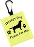 Therapy Dog Hang Tag, Alert Hanging Patches for Therapy Dog, Dog Alert Patches