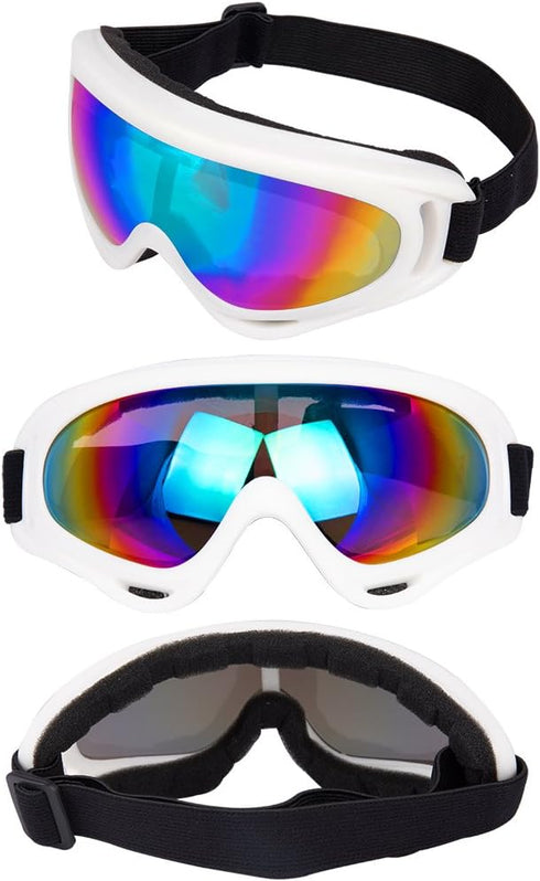 Ski Goggles, Pack of 4 - Snowboard Motorcycle Tactical Combat Glasses