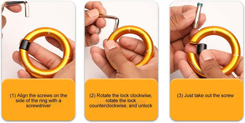 Rappel Ring, Rock Climbing O Ring, Safe to Use, Abrasion Resistance for Mountaineering