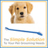 Dog Toothbrush Set, Best Soft Bristle Toothbrush for Dogs and Cats, Pack of 2 Double Sided Toothbrushes for Large and