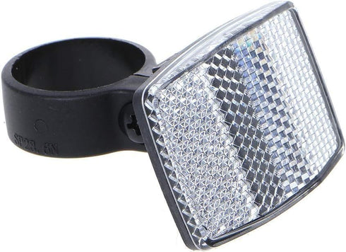 SelHeng 2Pcs Bike Rear Safety Warnning Reflector Plastic Safety Bike Rear Reflector Light Back Reflective Boards Night