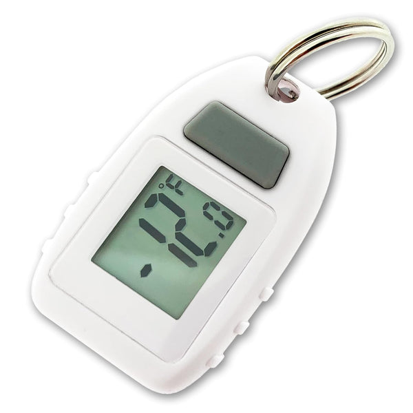 Sun Company Digital Zipogage - Compact Zipperpull Digital Thermometer for Skiing, Snowboarding, Cold-Weather Camping,