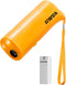 Frienda LED Ultrasonic Dog Trainer Device 3 in 1 - Handheld Training Device to Stop Barking (Yellow)