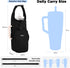 5X 5 EasyAcc Magnetic Gym Bag, Upgraded Super Strong Magnetic Gym Water Bottle Bag Holder Carrier, Built-in Magnets