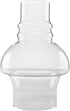 Light of Mine 3" X 7" Oil Lamp Replacement Hooded Chimney - Clear Borosilicate (3" x 7")