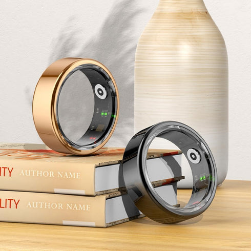 Smart Rings for Men Women, Fitness Rings Heart Rate Monitor, Sleep Tracker, Waterproof Fitness Tracker for iOS Android