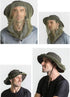 Peicees Head Net Hat - Adventure Fishing Hat for Men and Women, Safari Hat for Hunting, Camping, Hiking