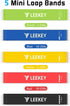 LEEKEY Resistance Bands, Exercise Bands Set for Working Out, Pull Up Assist Bands for Men and Women