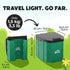 Portable Camping Toilet Foldable Travel Potty for Adults | Compact & Sturdy Porta Potty for Camping, Hiking, Car Trips