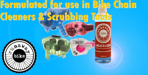 Low-Odor Bio-Friendly Degreaser for Bike Chain Cleaners and Scrubbing Tools