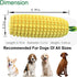 Dog Chew Toys for Aggressive Chewers - Squeaky Interactive Corn Stick Toy for Small Medium Dogs