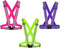 Reflective Vest Running Gear 3Pack, Adjustable High Visibility Reflective Belt Straps