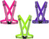Reflective Vest Running Gear 3Pack, Adjustable High Visibility Reflective Belt Straps