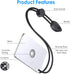 Signal Mirror 2 x 3 Inch - Military Grade Survival Mirror with Compass and Whistle for Outdoor Adventure