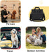 GMAK Large Pet Grooming Bag, Dog Grooming Tote Bags Supplies Organizer Case Pets Tools Organizer Tote for Dog Cat