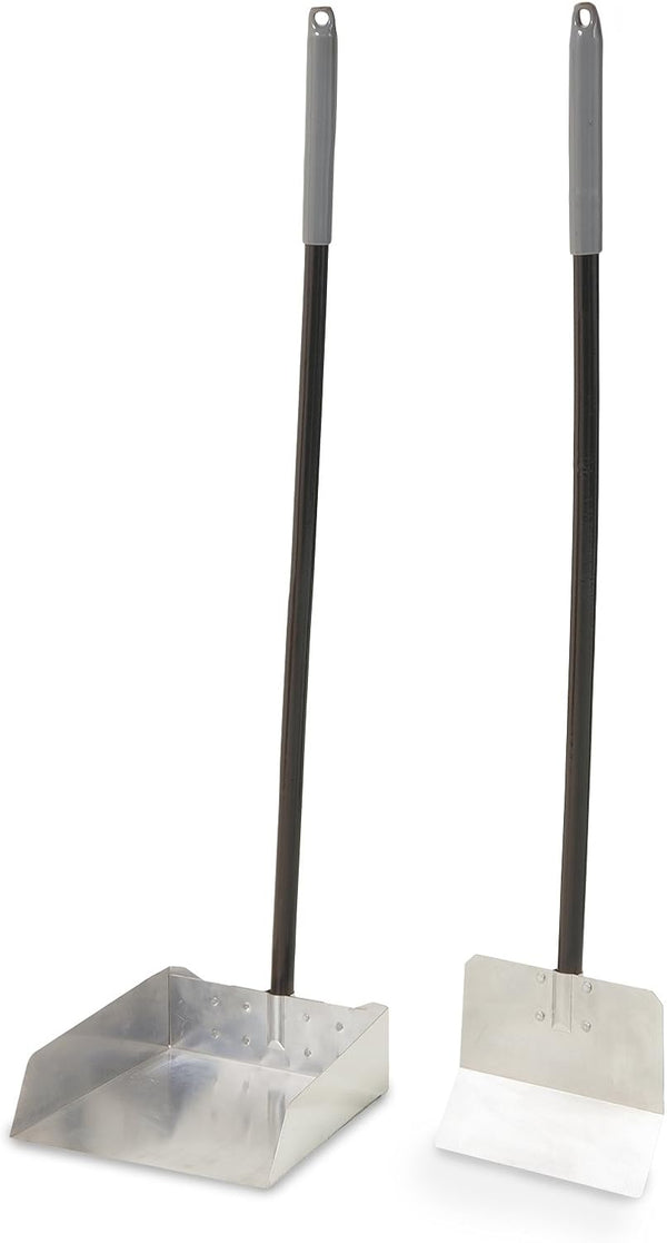 Petmate Clean Response Aluminum Spade and Pan, Large, Silver