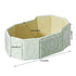 Generic 75x45cm Kid Bathtub for Shower Portable Bathing Pool Folding Tub with Drain Plug for Boys Girls Pets Cats Dogs