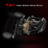 KastKing Brutus Baitcasting Fishing Reel, Graphite Frame, 7.2:1 Gear Ratio, 5+1 Ball Bearings, 17.6LB Drag