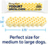 KI-You Mongolian Yogurt Dog Chew Probiotic & Prebiotic Rich for Gut Health, Soft Honeycomb Shape, Gentle Dental Treats