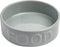 Park Life Ceramic Pet Bowls - Cute Food Water Bowls for Small, Medium, and Large Dogs and Cats (Small, Grey)