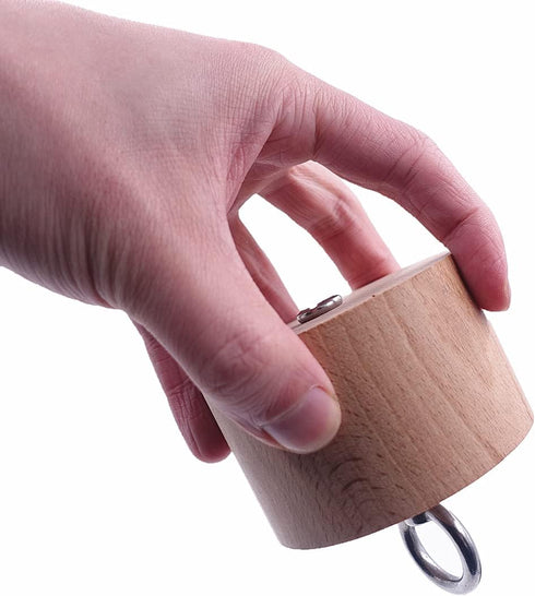 Wooden Pinch Block Grip Workout Climbing Power Grip, Forearm Finger Exerciser Strength Training Equipment