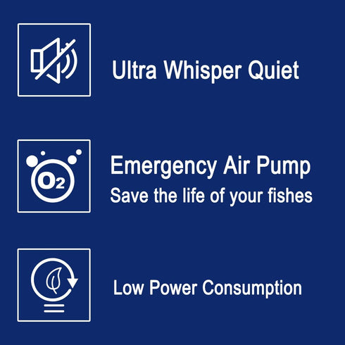 Battery Aquarium Air Pump, Quiet DC-800 Backup Fish Tank Air Bubbler, Portable Power Outage Aerator Emergency Oxygen Diffuser, Keeps Fish Safe & Bait Minnow Shrimp Alive