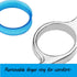 Curved Pet Hair Grooming Scissors, Professional Dogs Cats Shears, Heavy Duty Titanium Stainless Steel with Safety Round