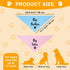 2 Packs Big Sister and Big Brother Pet Dog Bandana, Triangle Scarf for Small Medium Large Dogs, Baby Announcement
