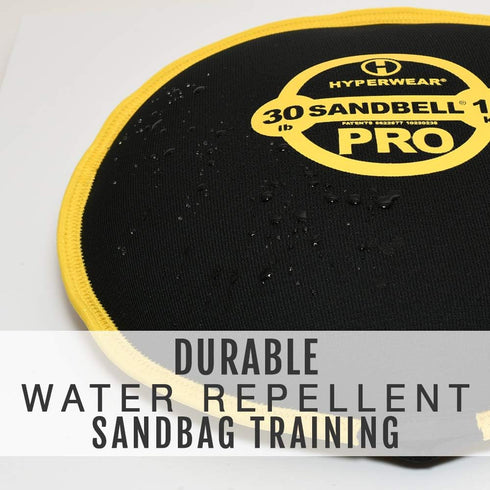 Hyperwear SandBell PRO Workout Sandbag Kettlebell Pre-Filled Sizes 6-70 lbs