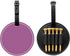 WZYCWB Lentil Purple Black Pattern Golf tee Storage Bag - Suitable for Men