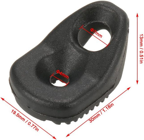 Lixada 6pcs Nylon Single Eyelet Tie Down Loop Safety Anchor Deck Fitting for Kayaking Canoeing Rafting