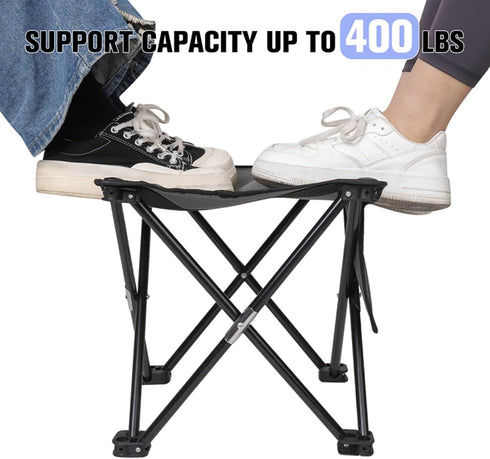 2 Pack KABOER Folding Camping Stool Portable Outdoor Camping Chair for Fishing BBQ Hiking Gardening and Beach,Travel