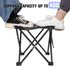 2 Pack KABOER Folding Camping Stool Portable Outdoor Camping Chair for Fishing BBQ Hiking Gardening and Beach,Travel