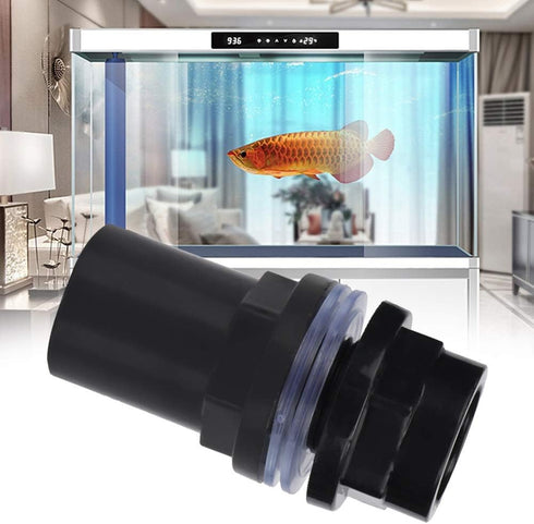 GLOGLOW 5Pcs/Set Aquarium Tubes Connectors, PVC Hose Adapter for Fish Tank Water Pipe Joint (25mm) Air Pump Accessories