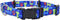 Coastal Pet SecureAway Adjustable Flea Collar Protectors - Comfortable Dog Collar Accessory - Multi Bones, 5/8" x 10-14"
