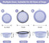 Kytely Collapsible Dog Bowls, X-Large (1500ml), 2 Pack Foldable Travel Bowls, Portable Dog Water Food Bowl,