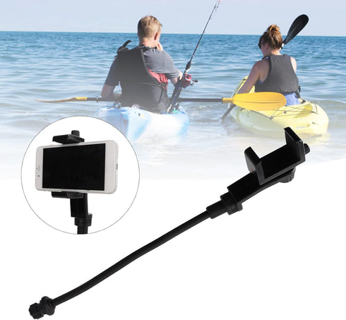 Keenso Kayak Mobile Phone Bracket, 360 Degree Adjustable Kayak Accessories for Various Angles