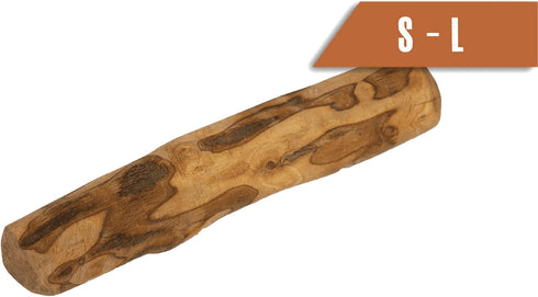 Wildfang Olive Wood Chewing Stick - 100% Natural Dog Toy for Dental Care & Training