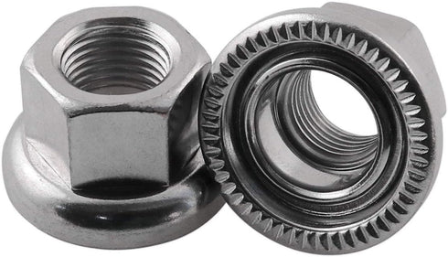 ZRM&E 4pcs M10 Bicycle Wheel Axle Nuts, 10mm Rear Wheel Screw, Nonslip Shaft for Mountain Bike and Road Vehicle