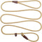 BTINESFUL 7FT Slip Lead Dog Leash, Strong Nylon Rope Training Lead for Small Medium Large Dogs, Beige