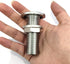 keehui 316 Stainless Steel Durable Combo Thru-Hull Fitting w/Nut and Custom Gasket for Boats, Yachts